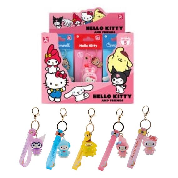 HELLO KITTY - Raincoat Series - Assortiment 12 Keychain 6-7cm