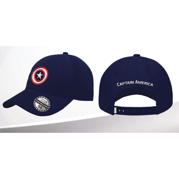 CAPTAIN AMERICA - Logo - Baseball Cap "Honey Comb"