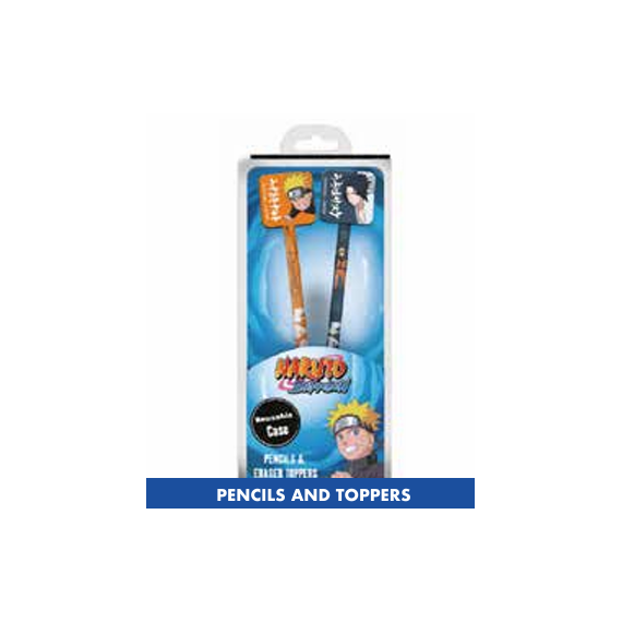 NARUTO - Pencil & Topper 2PK