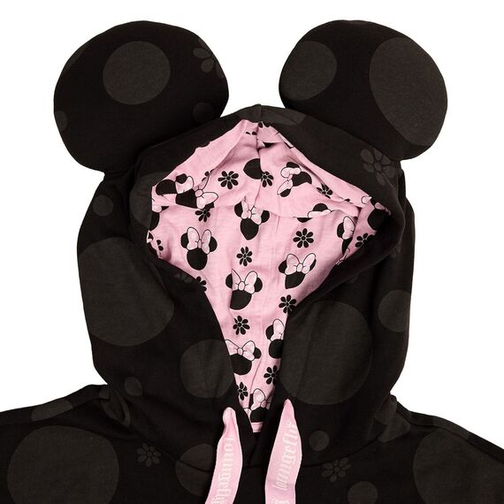 DISNEY - Minnie "Floral Rock the Dots" - Hoodie Unisex Loungefly (XL)