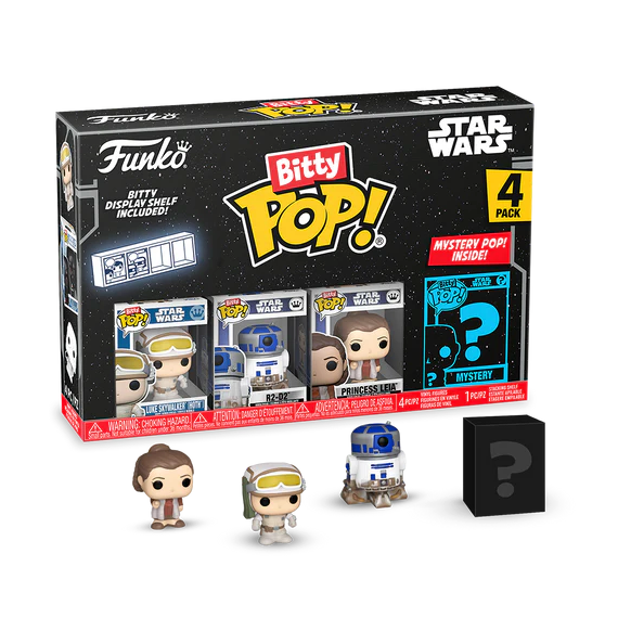 STAR WARS - Bitty Pop 4 Pack 2.5cm - Luke "Hoth"