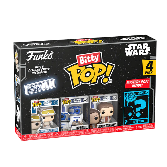 STAR WARS - Bitty Pop 4 Pack 2.5cm - Luke "Hoth"