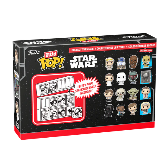 STAR WARS - Bitty Pop 4 Pack 2.5cm - Luke "Hoth"