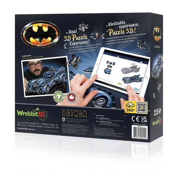 BATMAN - 3D Puzzle - Batmobile - 255 Pces