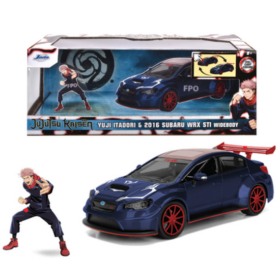 JUJUTSU KAISEN - Yuji Itadori & 2016 Subaru WRX STI Widebody - 1:24