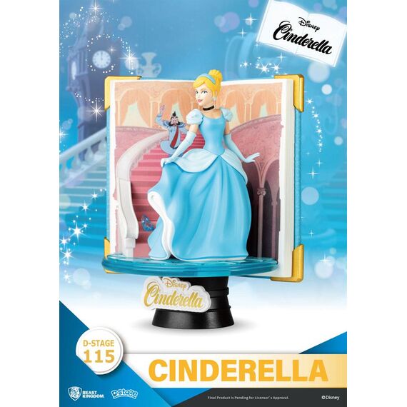 DISNEY - Cinderella - Statue D-Stage Book Series Diorama PVC 13cm