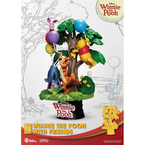 DISNEY - Winnie with Friends - Diorama D-Stage 15cm