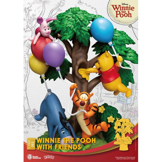 DISNEY - Winnie with Friends - Diorama D-Stage 15cm