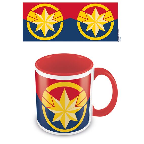 MARVEL - Coloured Inner Mug - Captain Marvel