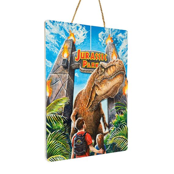 JURASSIC PARK - Gates - 3D WoodArts Poster '30x40cm'