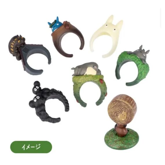 MY NEIGHBOR TOTORO - Totoro - Assortiment 6 Ring - BLIND BOX