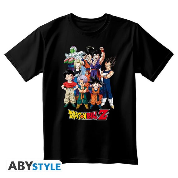 DRAGON BALL - T-Shirt DBZ Goku's Group Unisex black (XL)