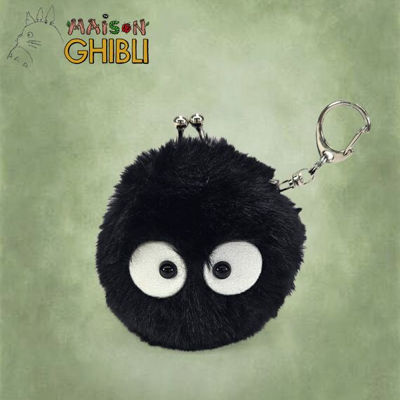 MY NEIGHBOR TOTORO - Noiraude - Mini Fuwafuwa purse 7cm