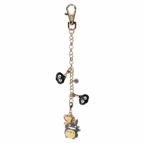 MY NEIGHBOR TOTORO - Grey Totoro & Mushroom - Chainette charms