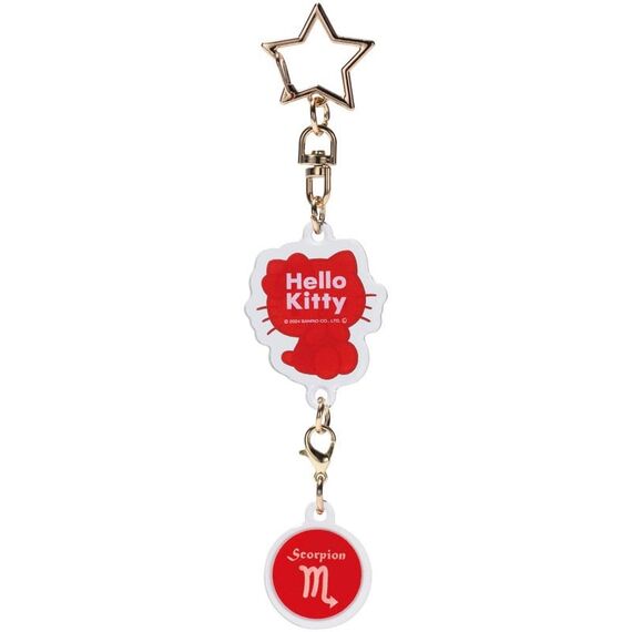 HELLO KITTY - Hello Kitty - Scorpio Astrological Symbol Keychain