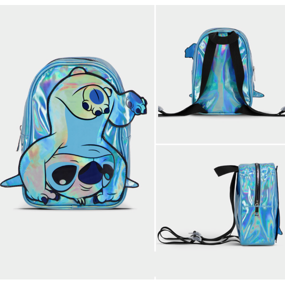 STITCH - Mini Backpack 'Shiny' - 23x 16,5x 9,5cm