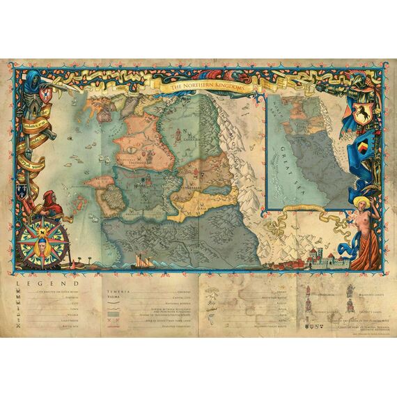 THE WITCHER 3 - The Northern Kingdoms  - Puzzle 500P