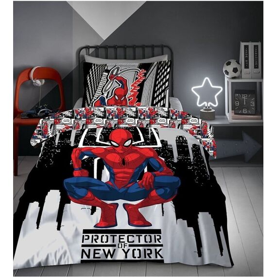 SPIDER-MAN - Protector of New York - Duvet Cover 140x200cm + 65x65cm