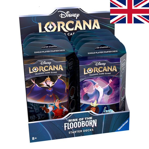LORCANA REPRINT - Trading Cards Boite de 8 Starters Chapitre 2 - UK