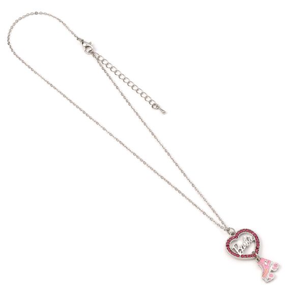 BARBIE - Chain Necklace - Heart and Roller Skate