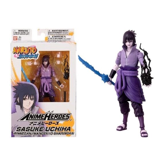 NARUTO - Uchiha Sasuke Rinnegan "7th Wave" - Figure Anime Heroes 17cm