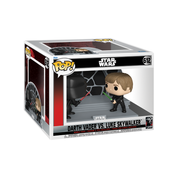 STAR WARS 6 "40TH ANNIV." - POP Moments N° 612 - Luke vs Darth Vader