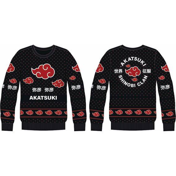 NARUTO - Akatsuki - Men Christmas Sweaters (S)