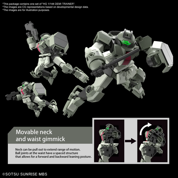 GUNDAM - HG 1/144 Demi Trainer - Model Kit
