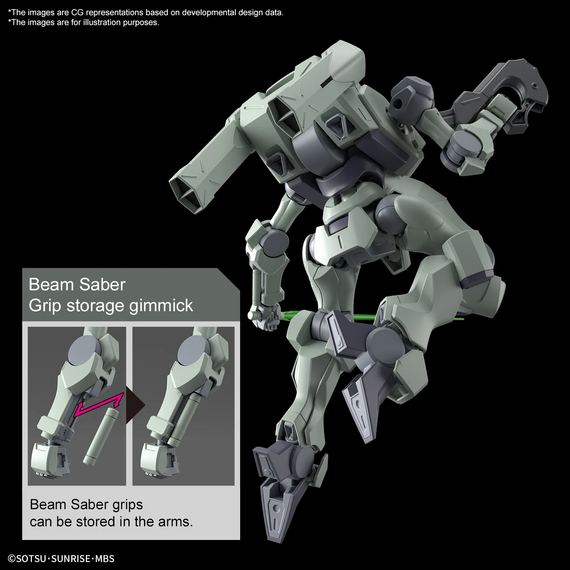 THE WITCH FROM MERCURY - HG 1/144 Zowort - Model Kit