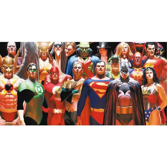 DC - GLASS POSTER - Justice League - 60X30x3cm
