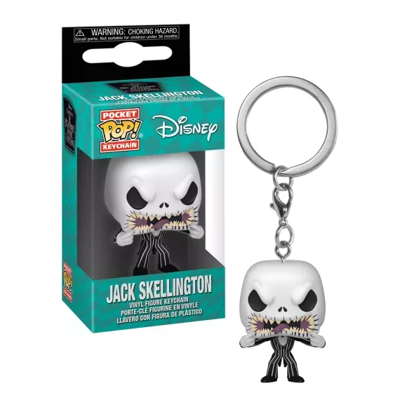 NIGHTMARE BEFORE CHRISTMAS - Pocket Pop Keychains - JACK Scary Face