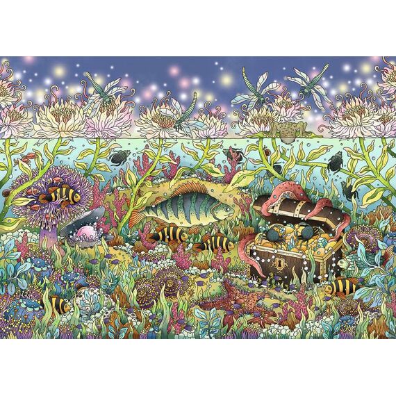 DIVERS - Puzzle 1000P - The Underwater World at Twilight