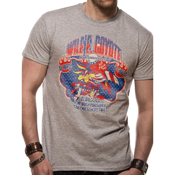 LOONEY TUNES - T-Shirt IN A TUBE- Wile E Coyote (M)