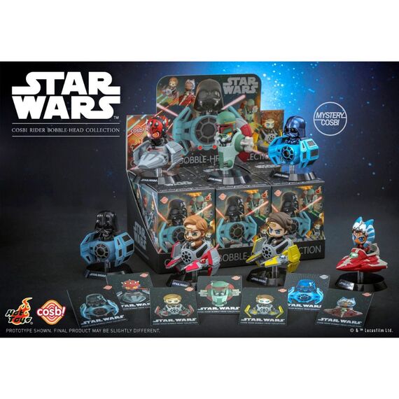 STAR WARS - Series 1 - Assortiment 6 Figures Cosbi Riders
