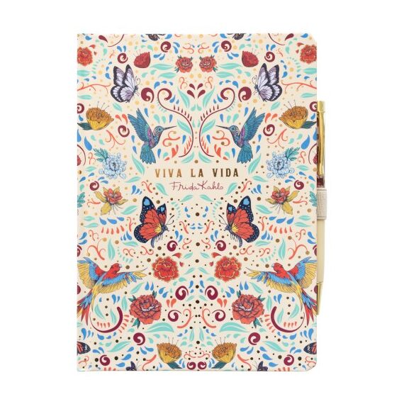 FRIDA KAHLO - Viva La Vida - Gift Box A5 Premium Notebook + Pen