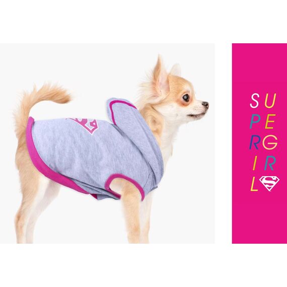 SUPERGIRL - Dog Hoodie - M