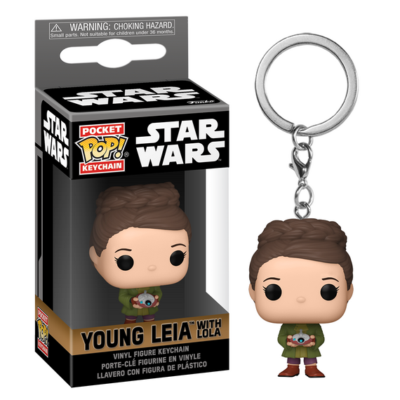 STAR WARS OBI-WAN KENOBI - Pocket Pop Keychains - Leia Organa "Young"
