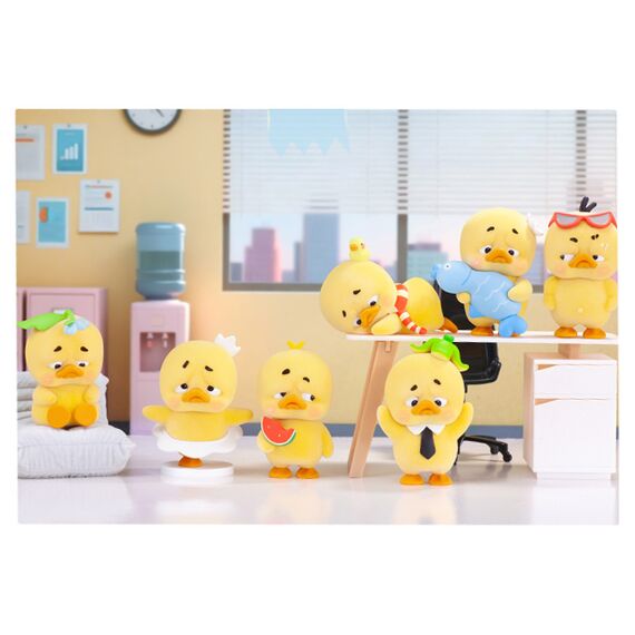 UPSETDUCK - Display of 6 Cute Duck 4-6.5cm ( 6 different + 1 Secret )