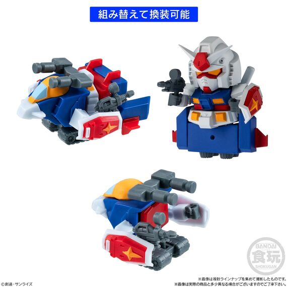 GUNDAM -  Assortiment 12 Figure 2.5cm 'Wave 1'