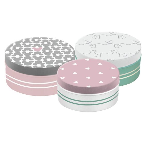 DISNEY - 3 Nesting Tins - Mickey - Summer