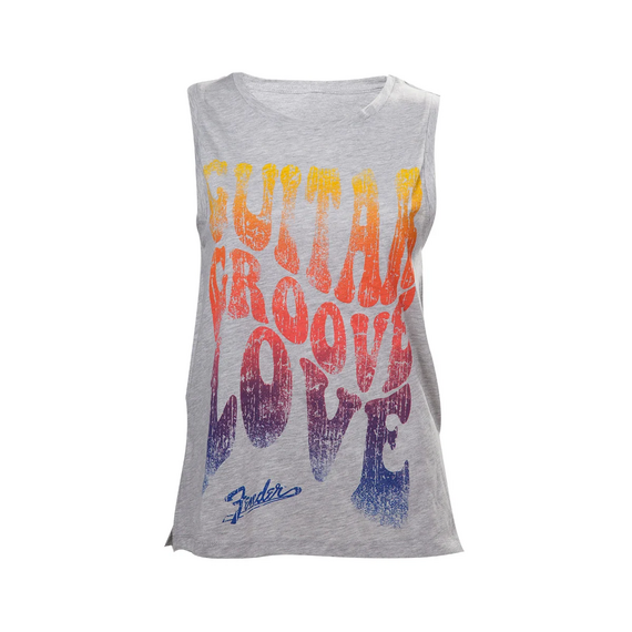FENDER - T-Shirt Guitar Groove Love - Women's Top (XL)