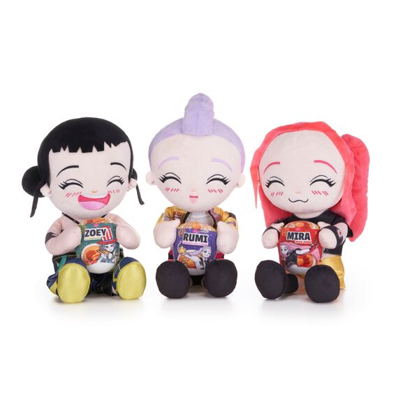 K-POP DEMON HUNTERS - Display of 12 Plushs - 3 Models - 30cm