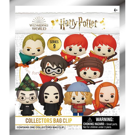 HARRY POTTER - Series 9 - 3D Foam Bag Clip (Display 24 Pcs)