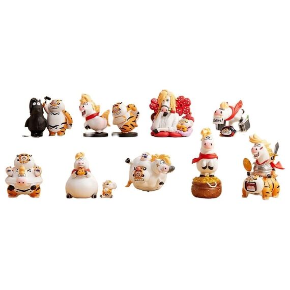 ALEXANDER THE FAT TIGER -Real crazy Horse Series -Blind Box 8 Fig. set