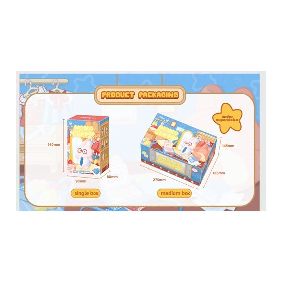 MOMO BUNNY - Vibrant Series - Blind Box 6 Plush set