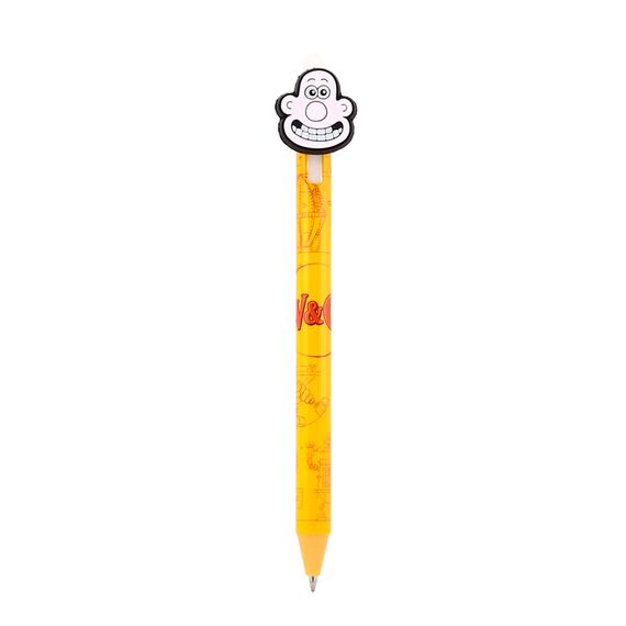 WALLACE & GROMIT - Head Topper Erasable Gel Pen (Display of 36 pcs)