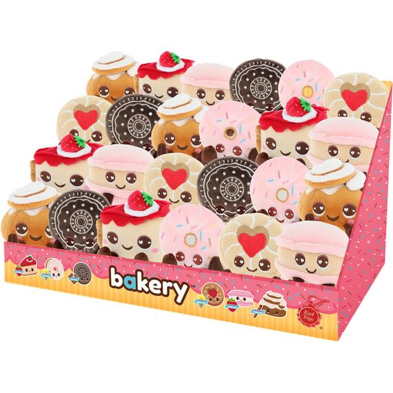 KAWAII - Bakery - Display of 24 Scented Plushs - 6 Models - 8cm