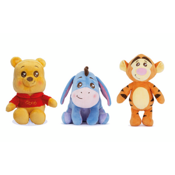 WINNIE & Friends - Kawaii - Assorment of 8 Plushs 25cm - 3 Models
