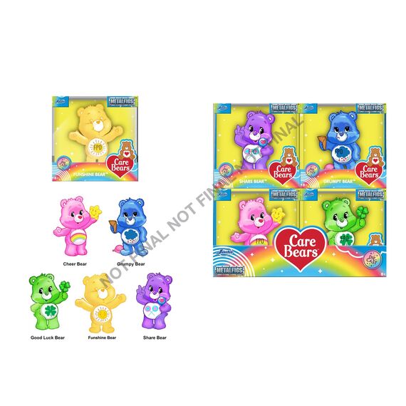 CAREBEAR - Display of 2,5inch Figures - 5 Modèles - 12pc - Wave 1