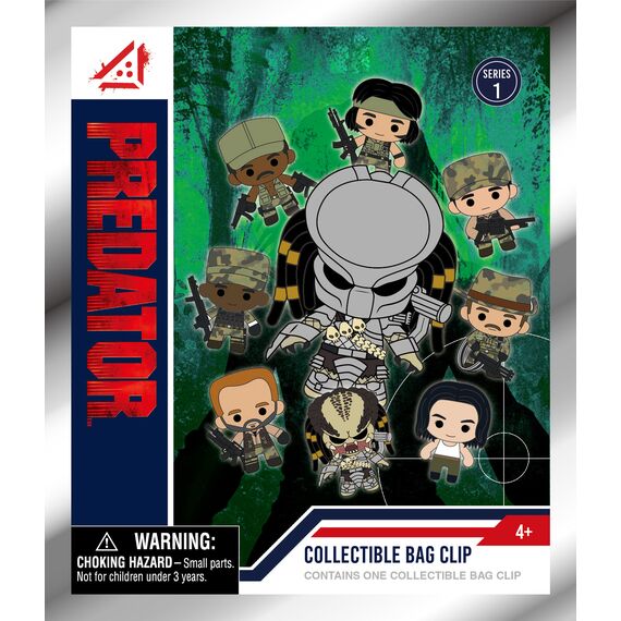 PREDATOR - Series 1 - 3D Foam Bag Clip (Display 24 Pcs)